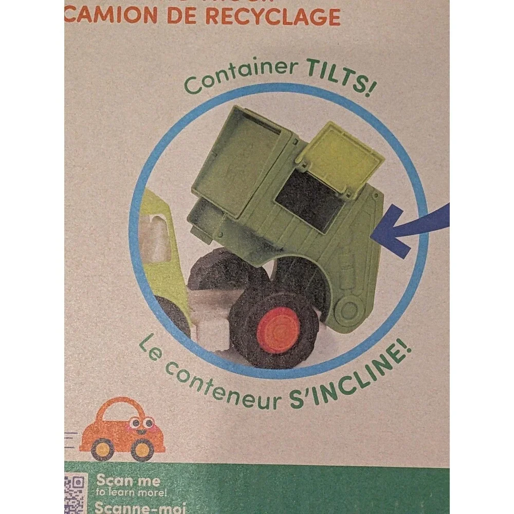 BATTAT Wonder Wheels Recycling Garbage Truck 3 Compartments Tilts New in Box